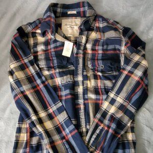 Abercrombie & Fitch Mens Flannel Shirt